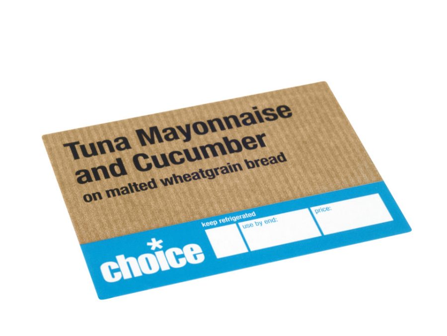 Sandwich label