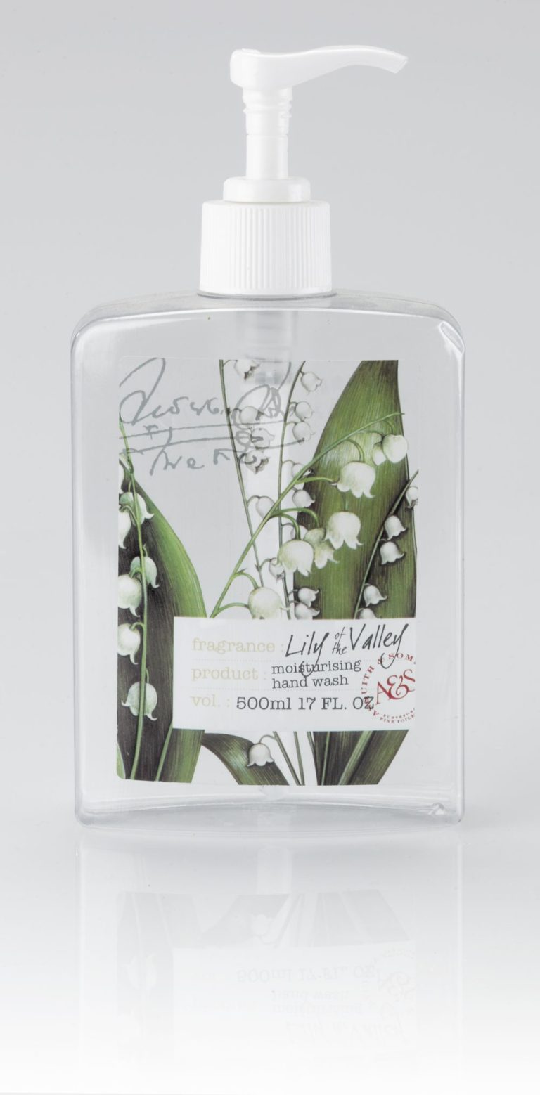 Body wash label printed on sustainably sourced Forest film