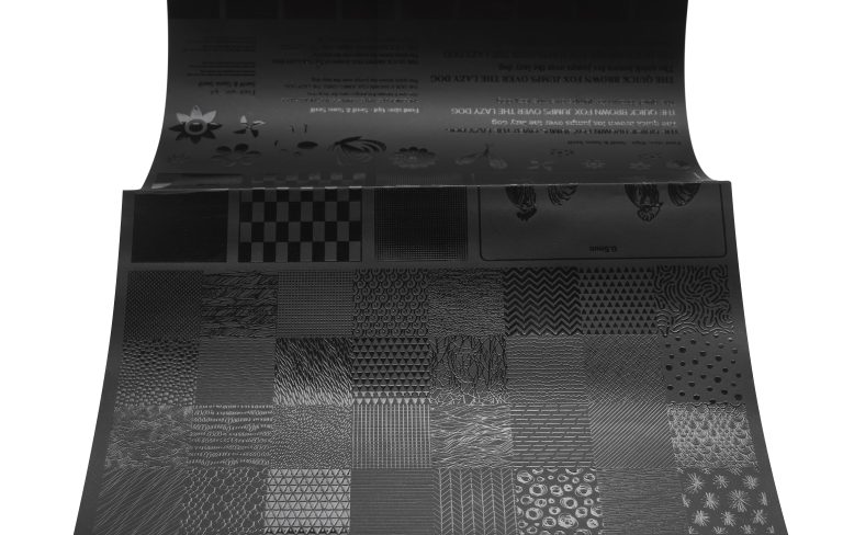 Digitally printed spot varnish - no plates required