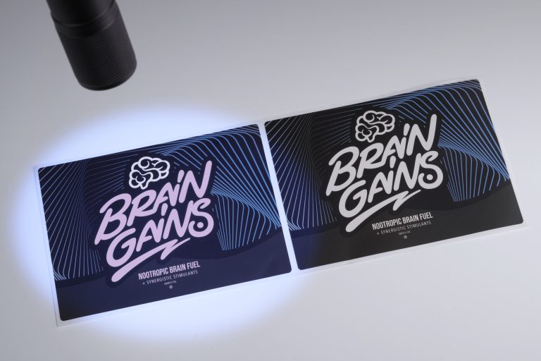 Label with security ink
