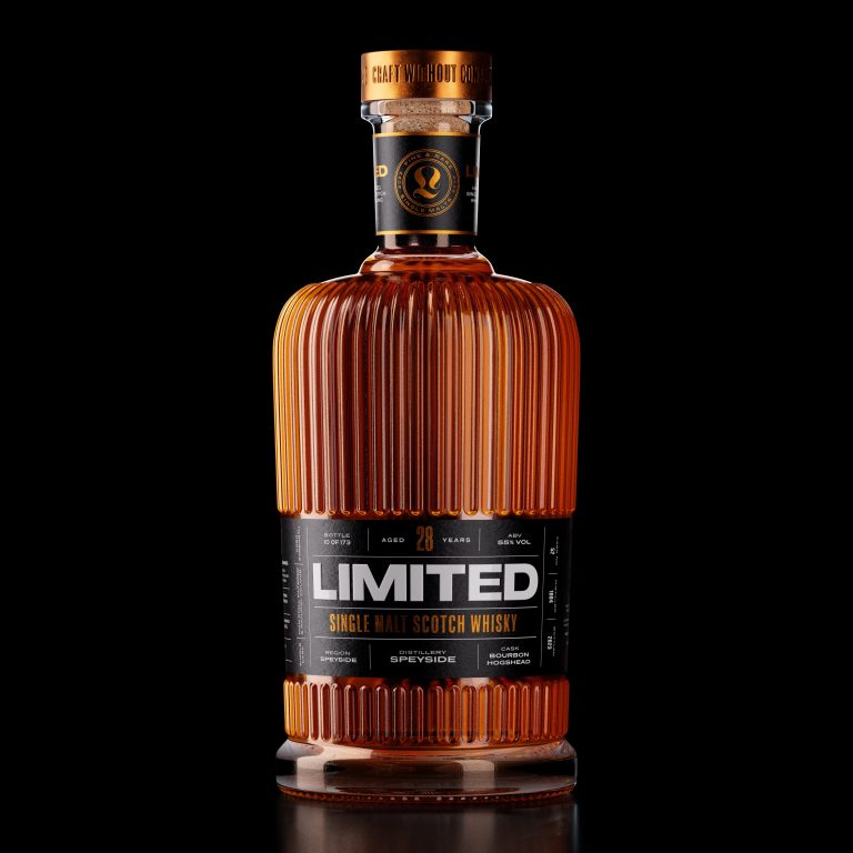 Whisky label set with copper foiling