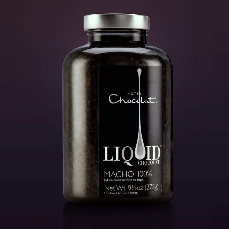 Drinks label with velvet varnish and silver foil