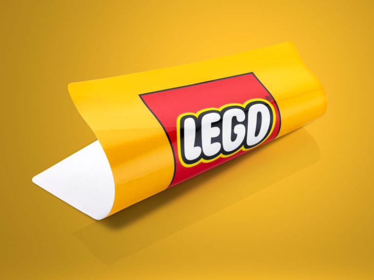 Promotional window sticker Lego