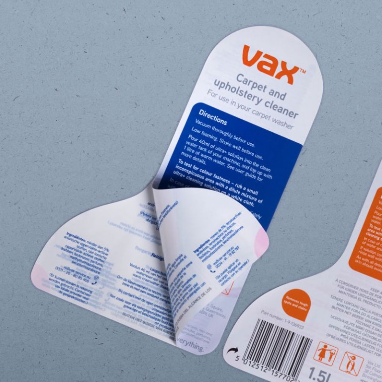 Instructional peel and reveal label